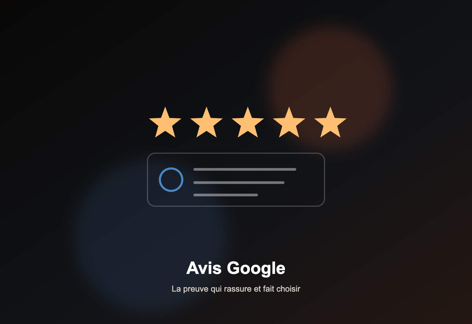 Avis Google : la preuve qui rassure et fait choisir