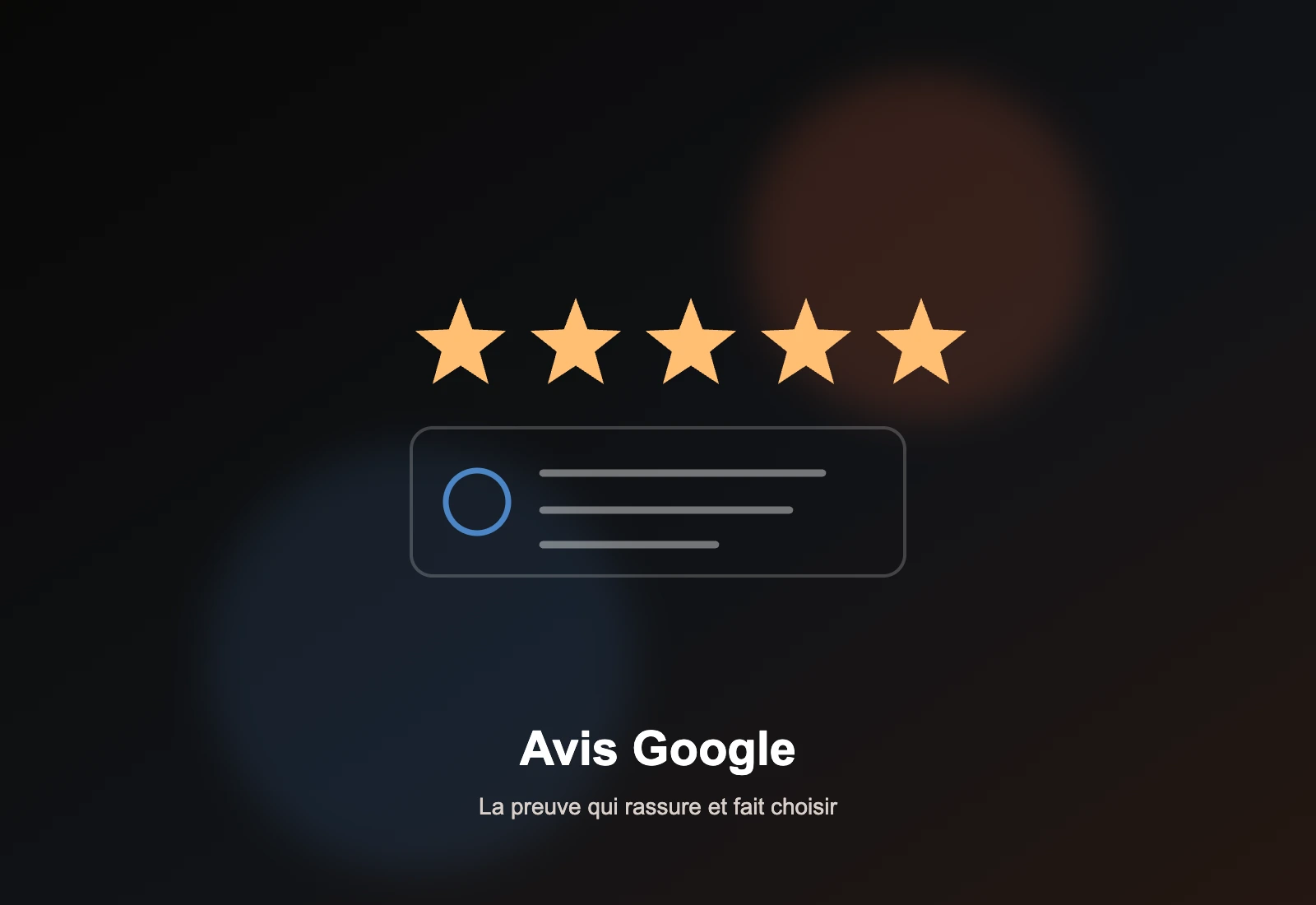 Avis Google : la preuve qui rassure et fait choisir