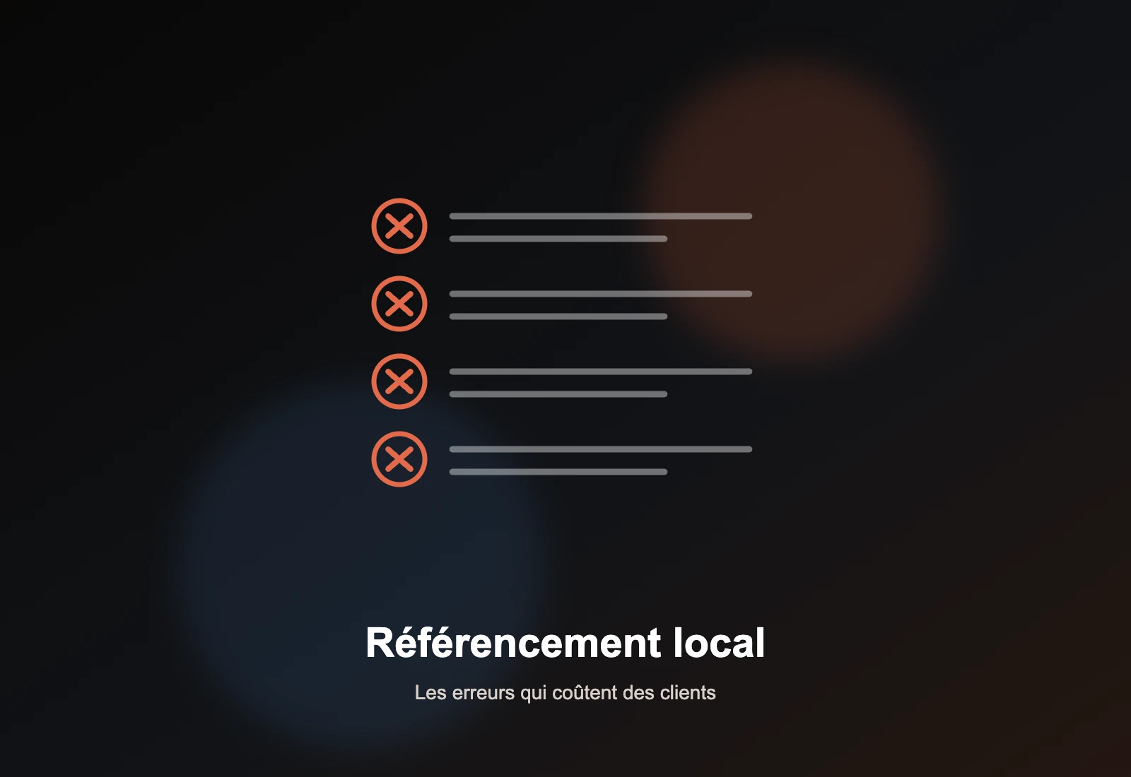 Les erreurs de référencement local qui coûtent des clients