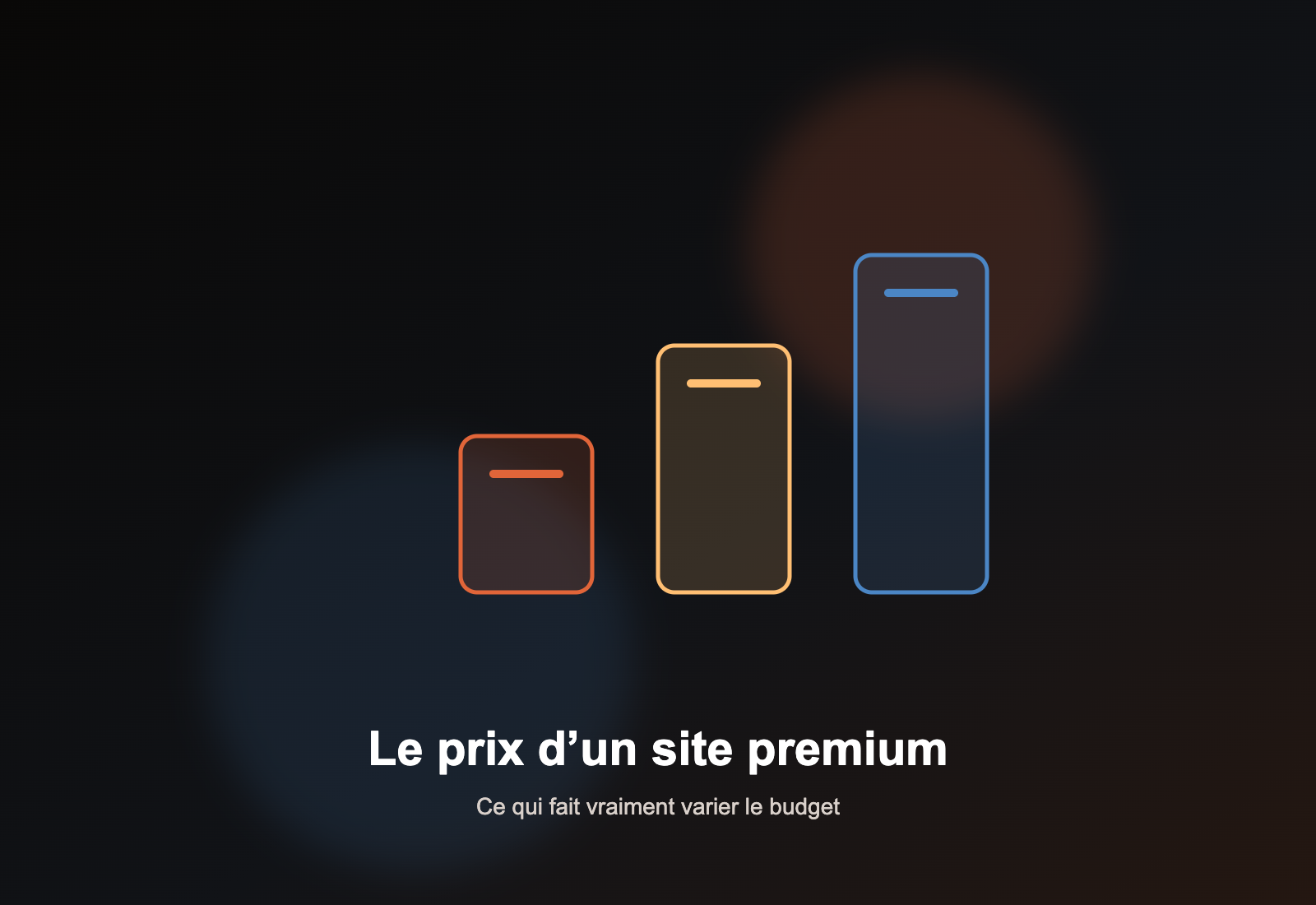 Le prix d’un site premium : ce qui fait varier le budget