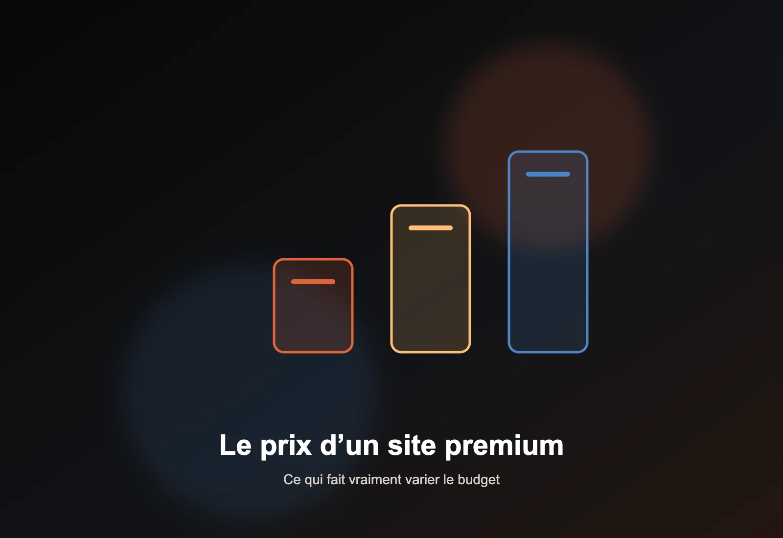 Le prix d’un site premium : ce qui fait varier le budget