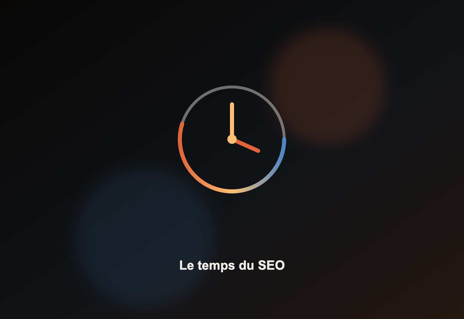 Le référencement se construit dans le temps