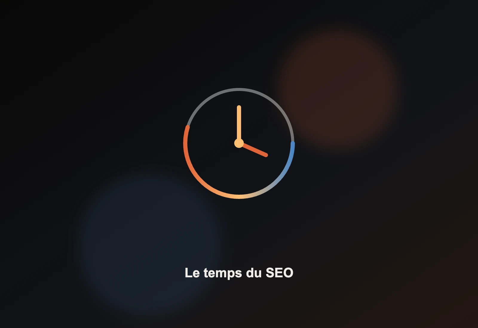 Le référencement se construit dans le temps