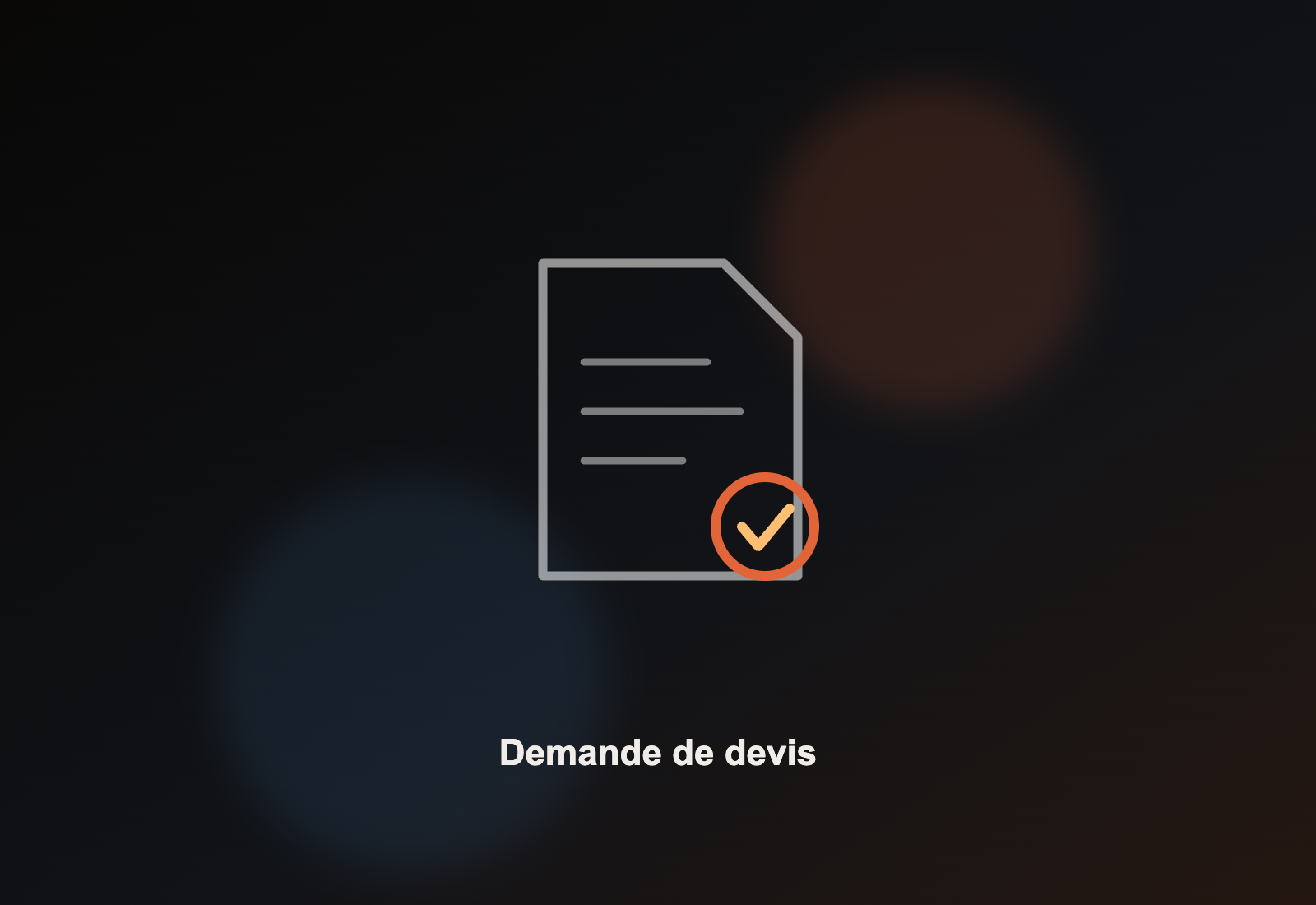 Faciliter la demande de devis pour en recevoir plus