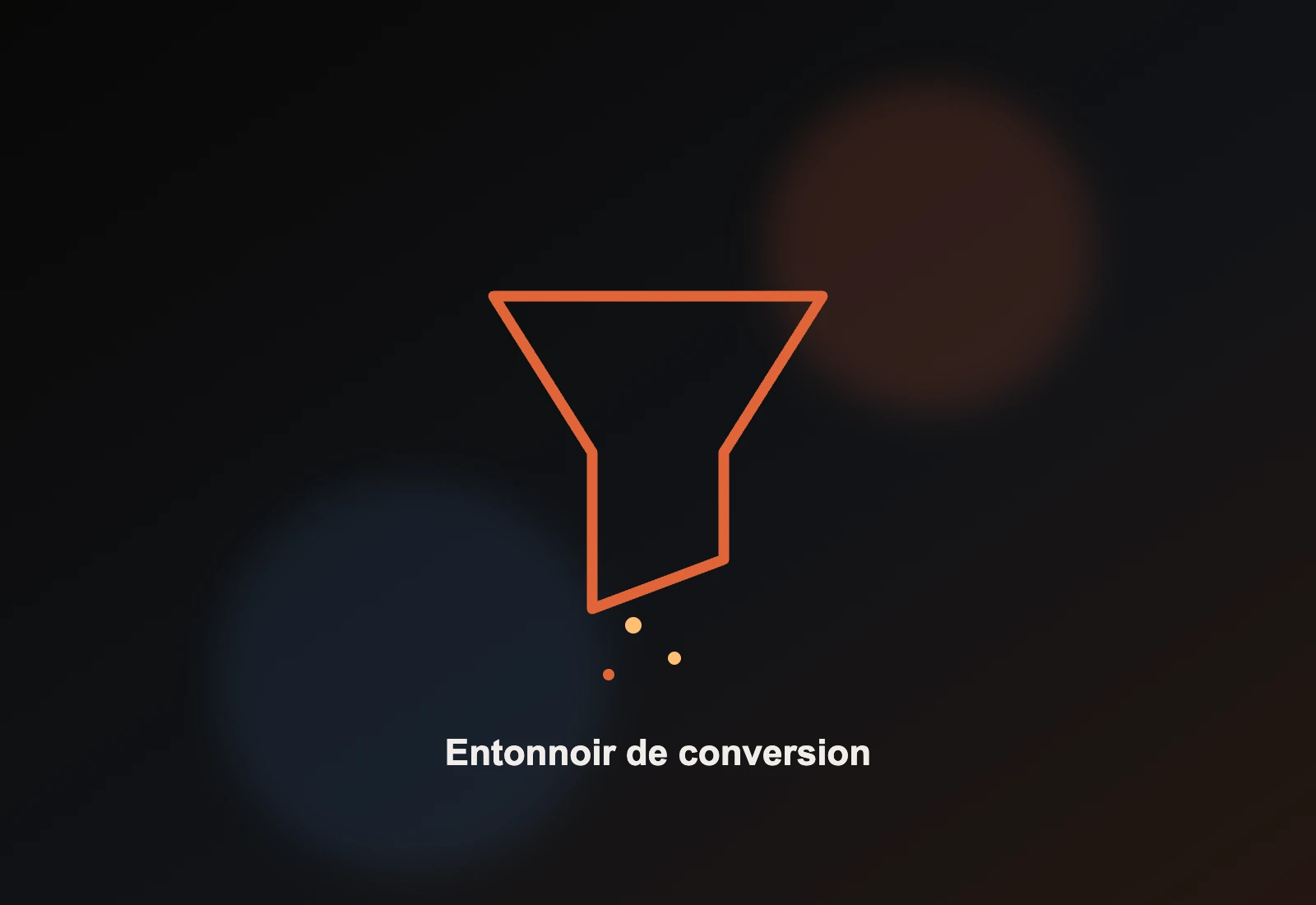 Un entonnoir de conversion qui transforme les visites en demandes